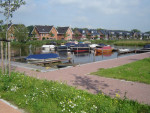 jachthaven met brug Reeuwijk-brug