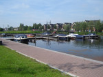 jachthaven met brug Reeuwijk-brug